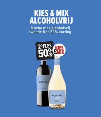 Kies en mix mucho mas alcoholvrij: nu 2e fles halve prijs